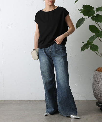 天竺法式短袖套頭衫