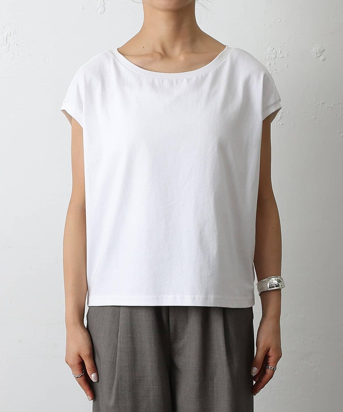 天竺法式短袖套頭衫