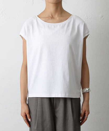 天竺法式短袖套頭衫