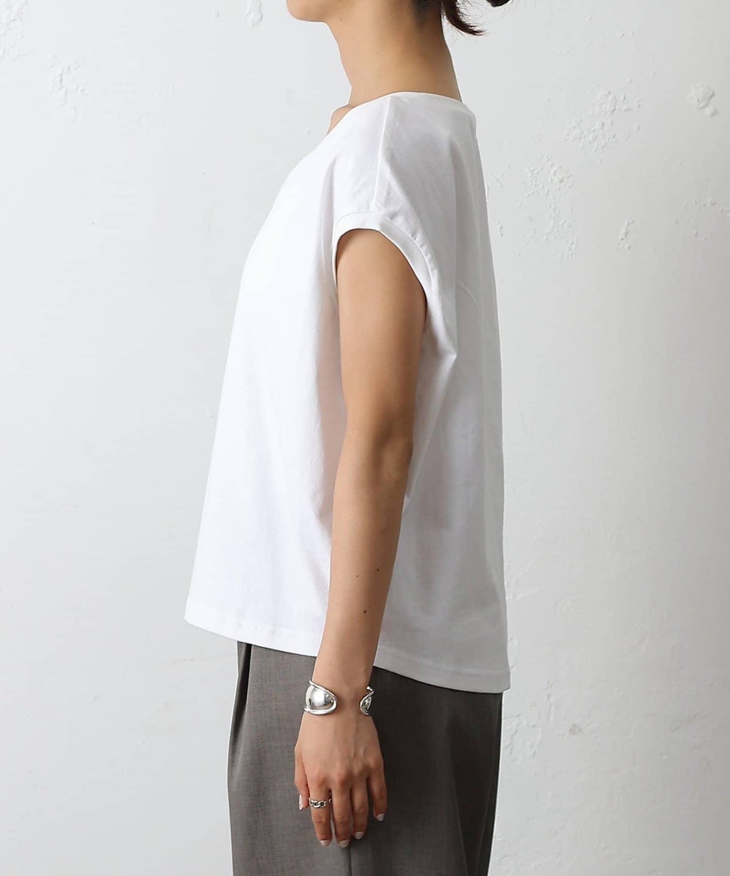 天竺法式短袖套頭衫