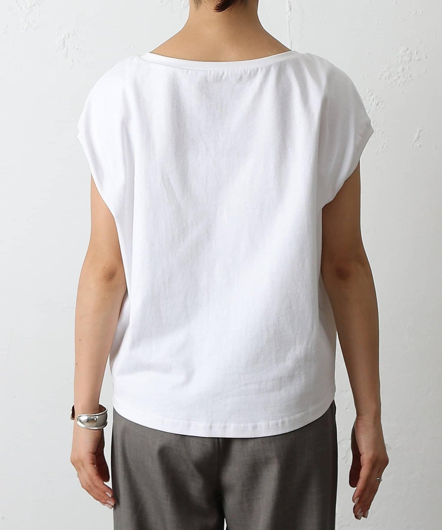 天竺法式短袖套頭衫