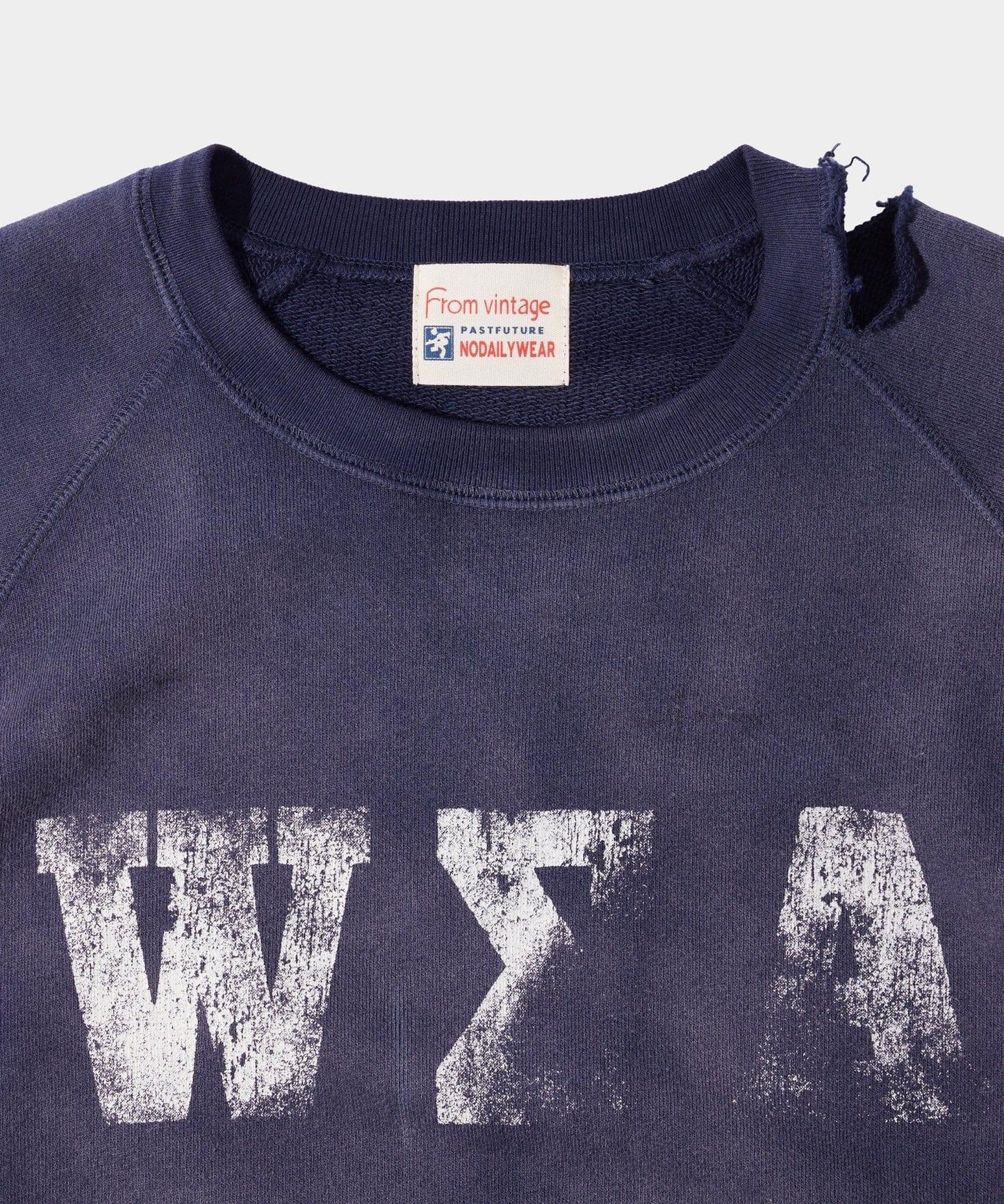 【來自復古風】錯誤破損短袖衛衣 / 2種尺寸