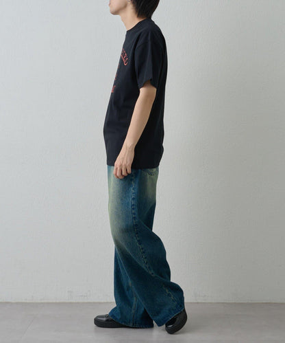 簡約大學印花T恤