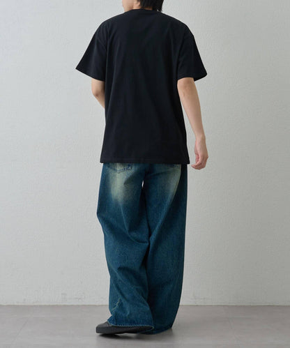 簡約大學印花T恤