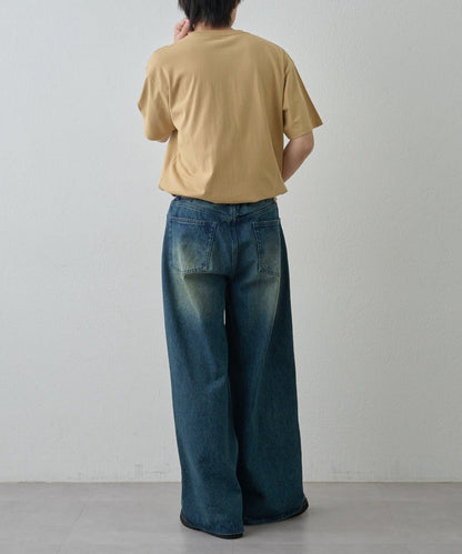 簡約大學印花T恤