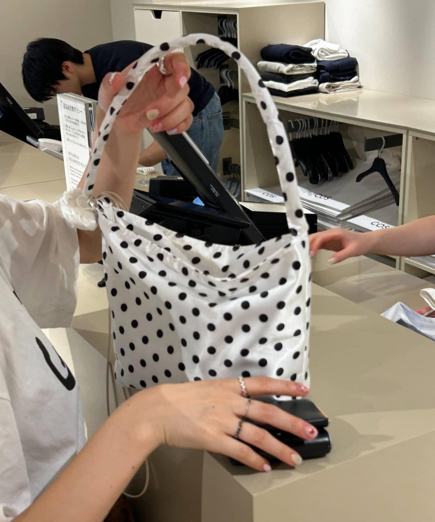 【CIAOPANIC TYPY】帶玫瑰吊墜緞面包