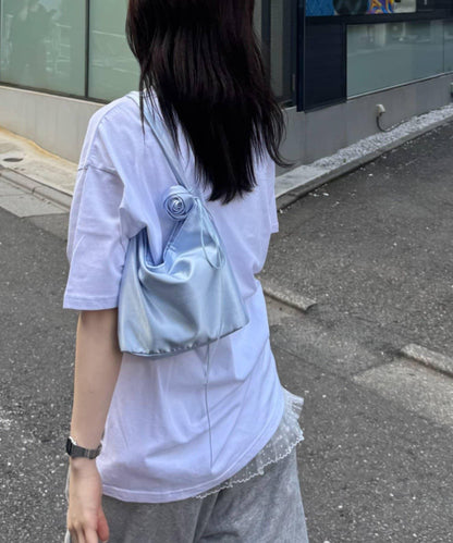 【CIAOPANIC TYPY】帶玫瑰吊墜緞面包