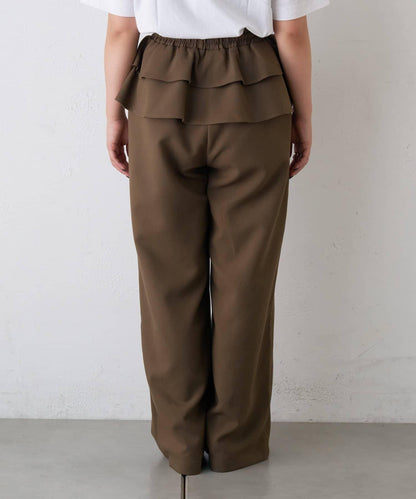 【CIAOPANIC TYPY】帶荷葉邊西裝褲