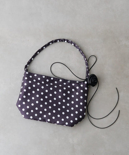 【CIAOPANIC TYPY】帶玫瑰吊墜緞面包