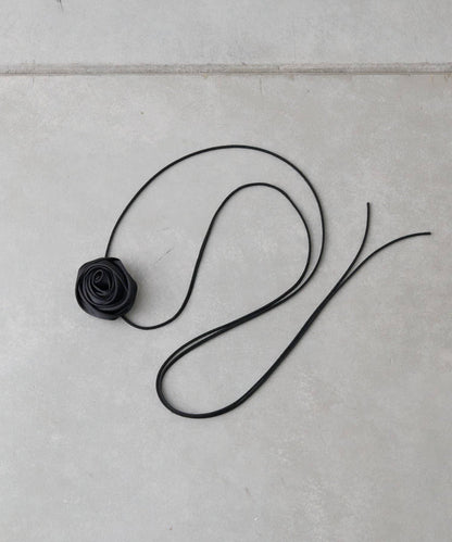 【CIAOPANIC TYPY】帶玫瑰吊墜緞面包