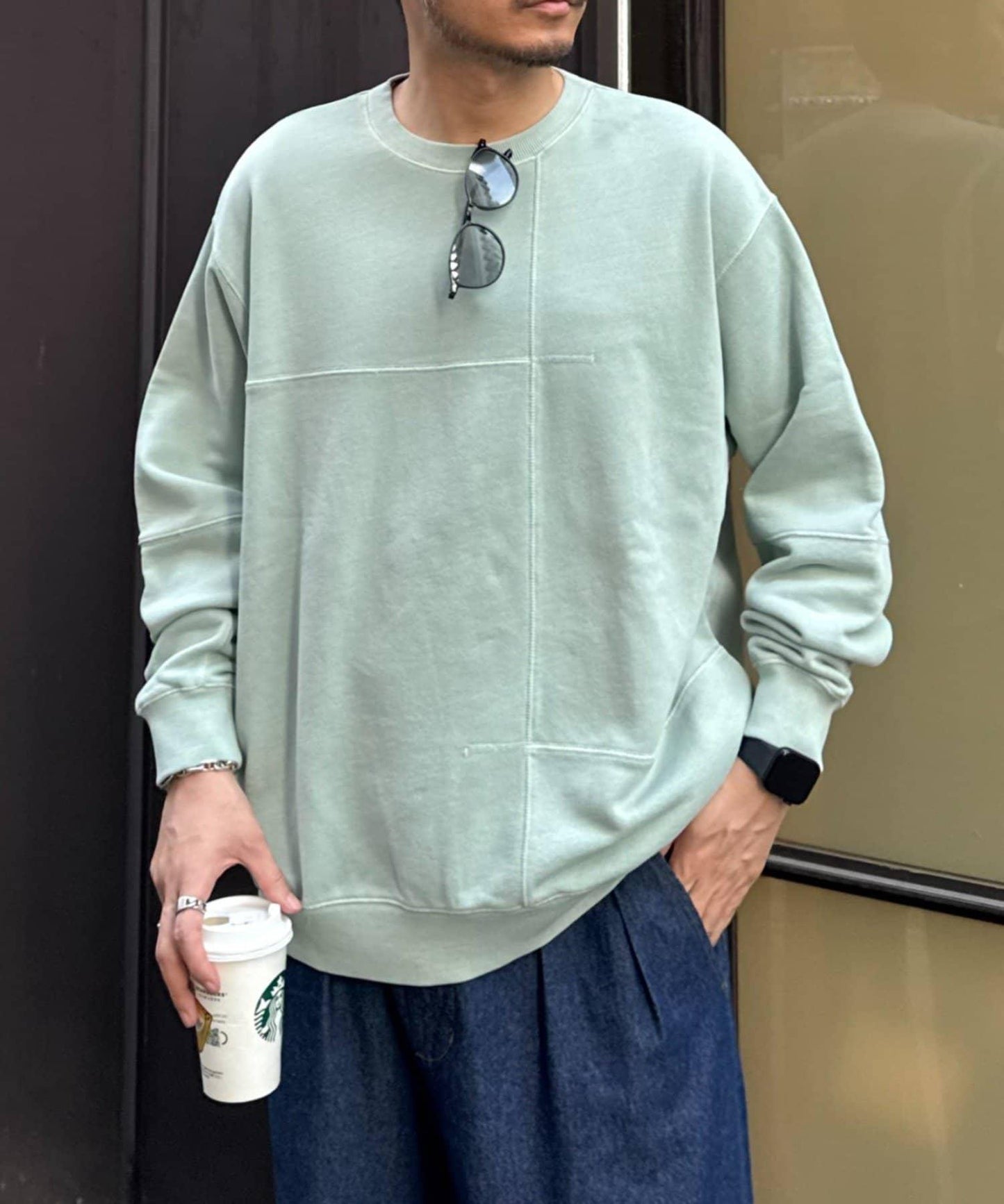 【小河正企劃】復古拼接衛衣