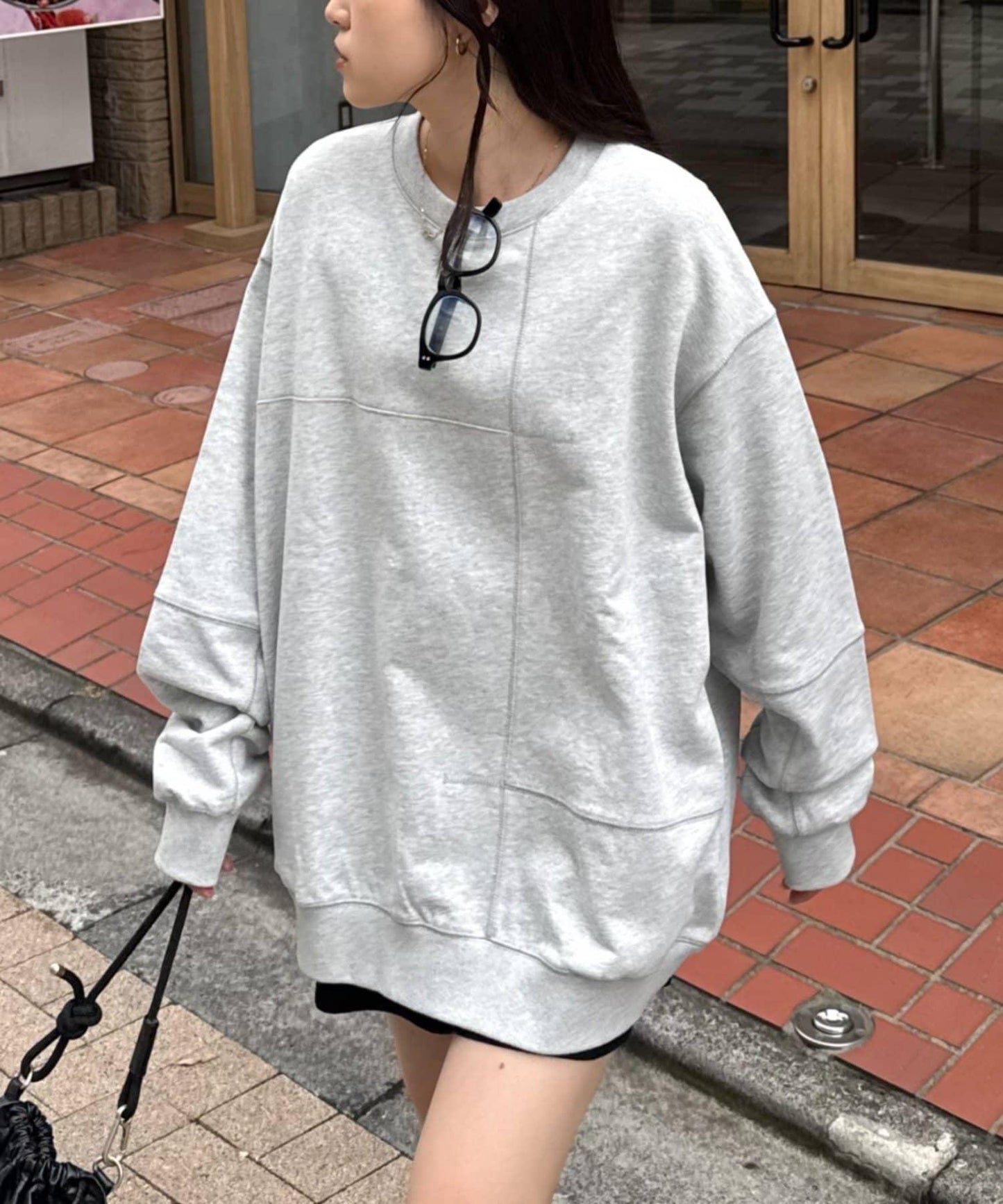 【小河正企劃】復古拼接衛衣