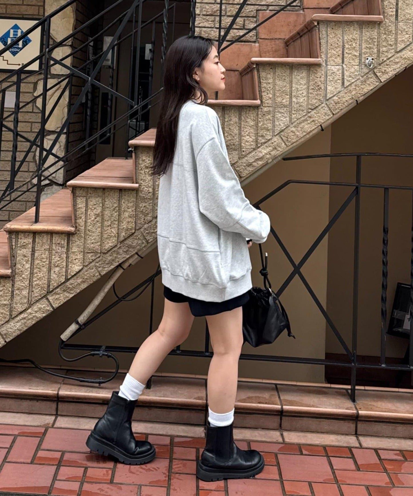 【小河正企劃】復古拼接衛衣