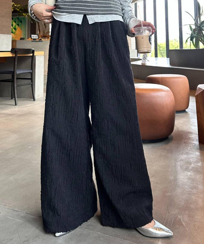 【CIAOPANIC TYPY】提花褶皺寬腿褲