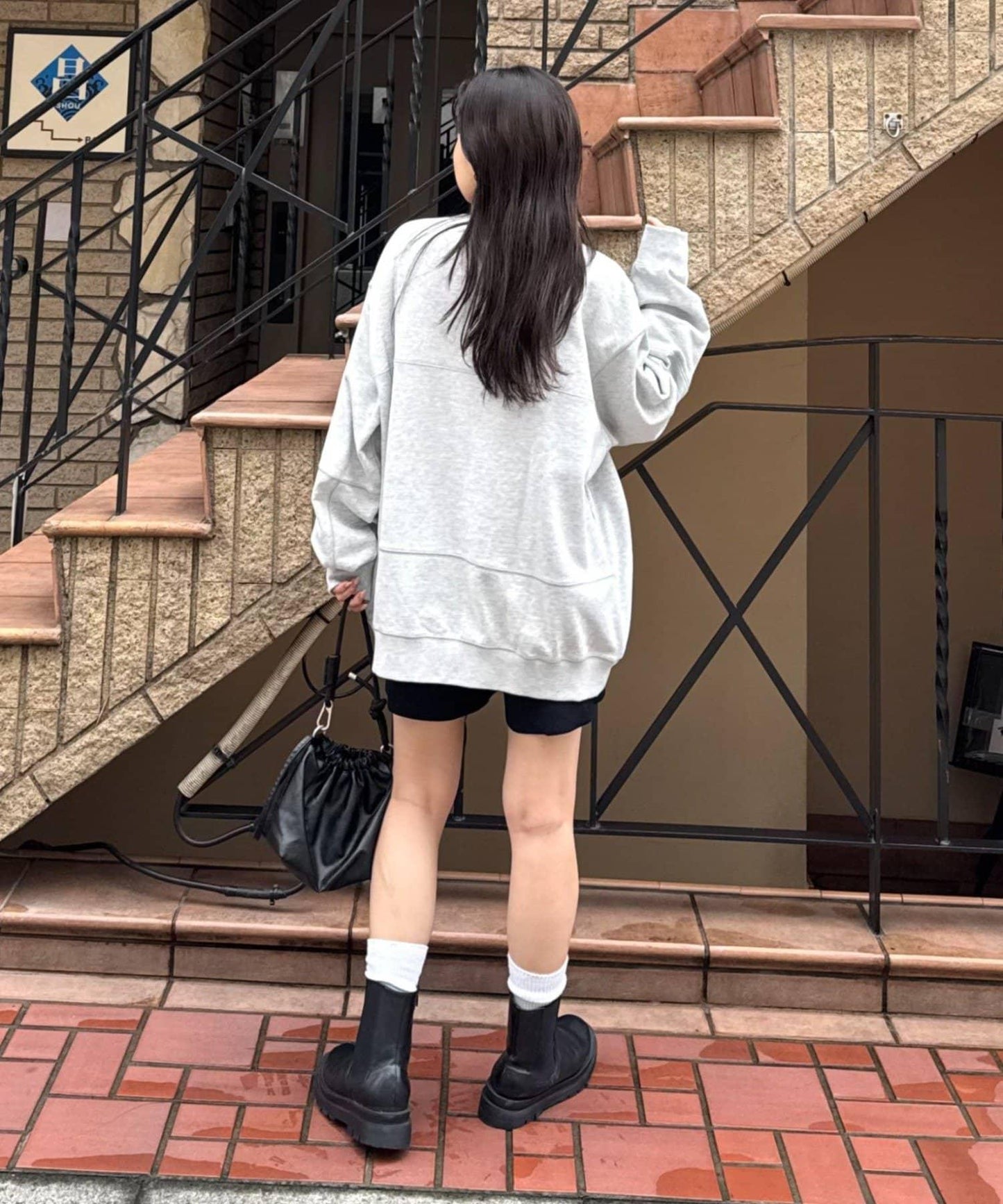 【小河正企劃】復古拼接衛衣