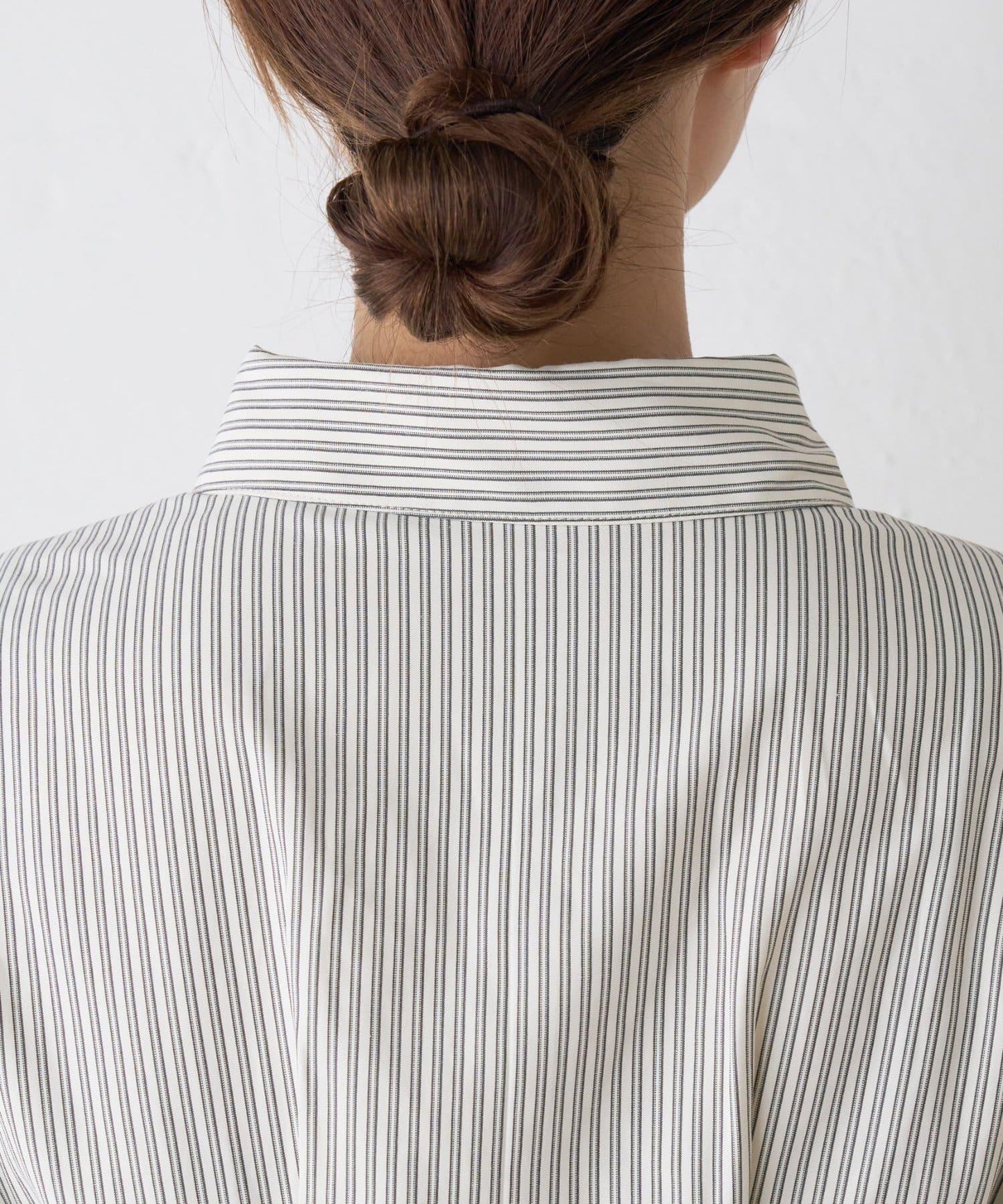 【CIAOPANIC TYPY】帶褶皺吊帶背心的條紋襯衫