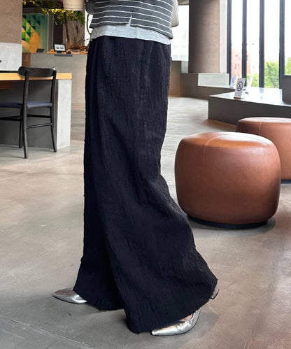 【CIAOPANIC TYPY】提花褶皺寬腿褲