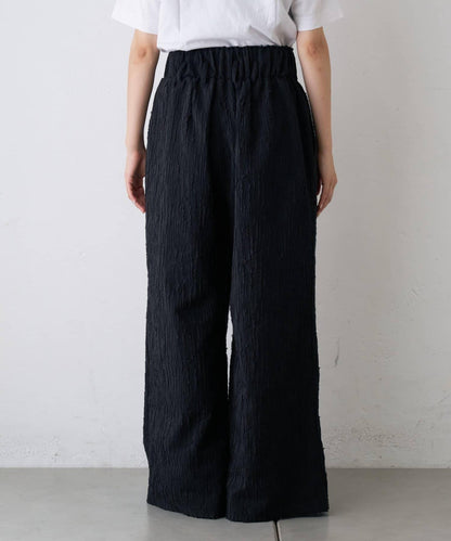 【CIAOPANIC TYPY】提花褶皺寬腿褲