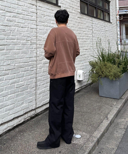 【小河正企劃】復古拼接衛衣
