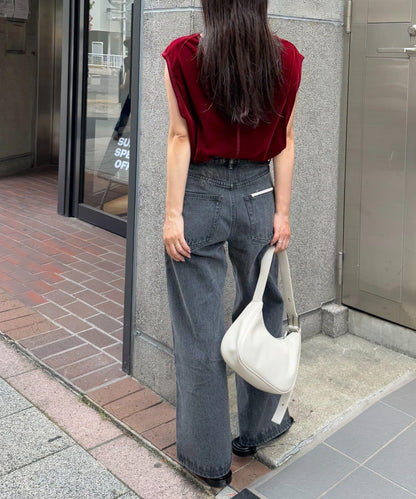 透明絨面顏色法式上衣