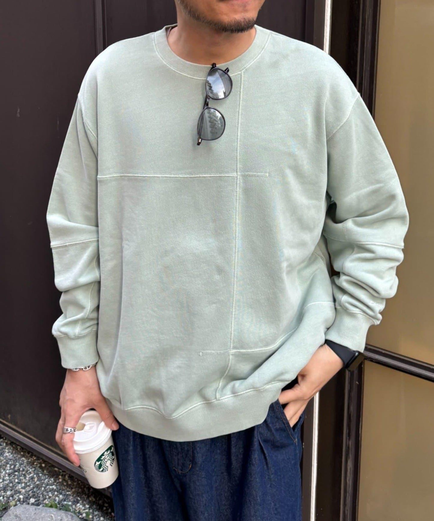 【小河正企劃】復古拼接衛衣