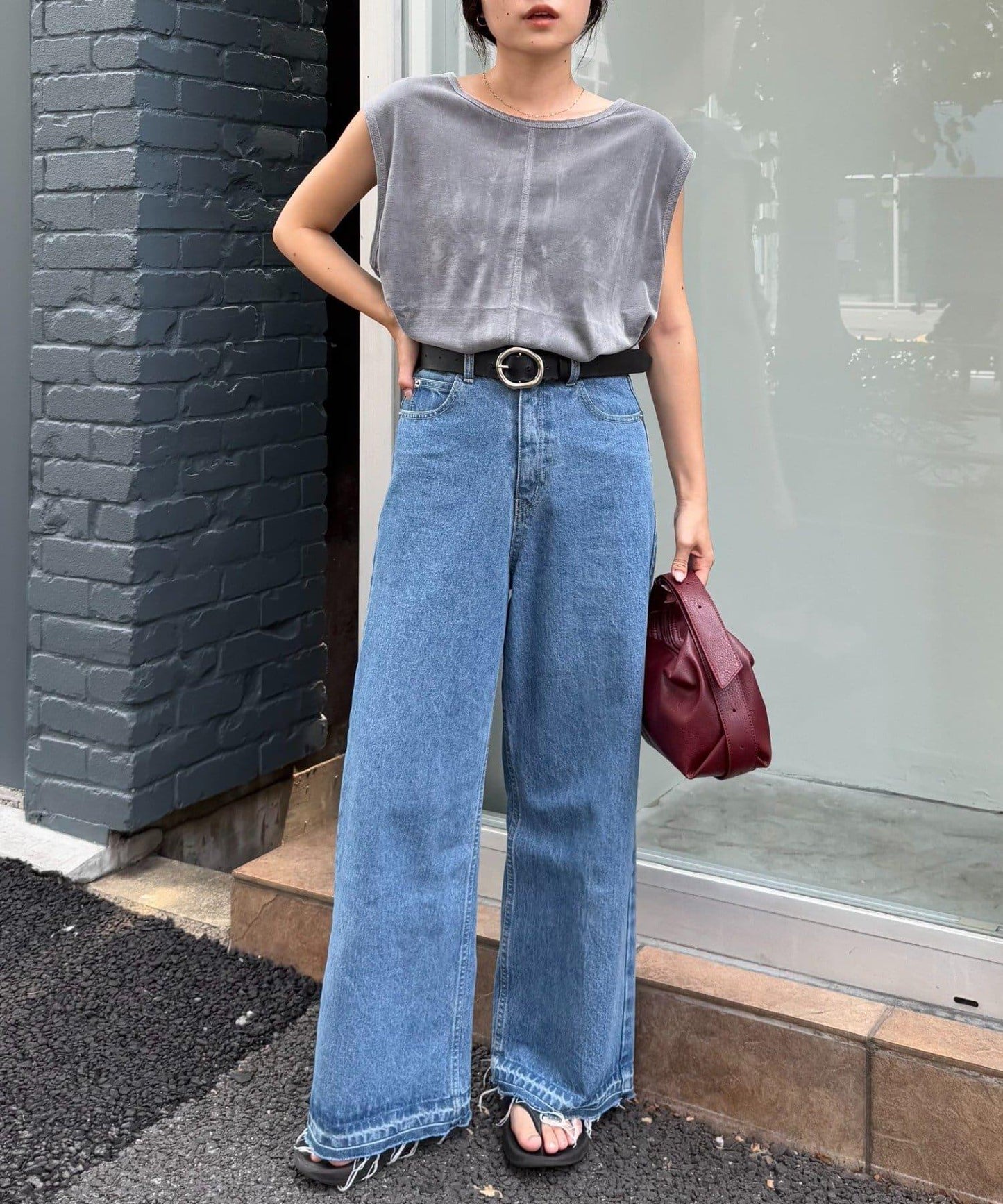 透明絨面顏色法式上衣