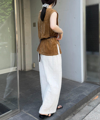 透明絨面顏色法式上衣