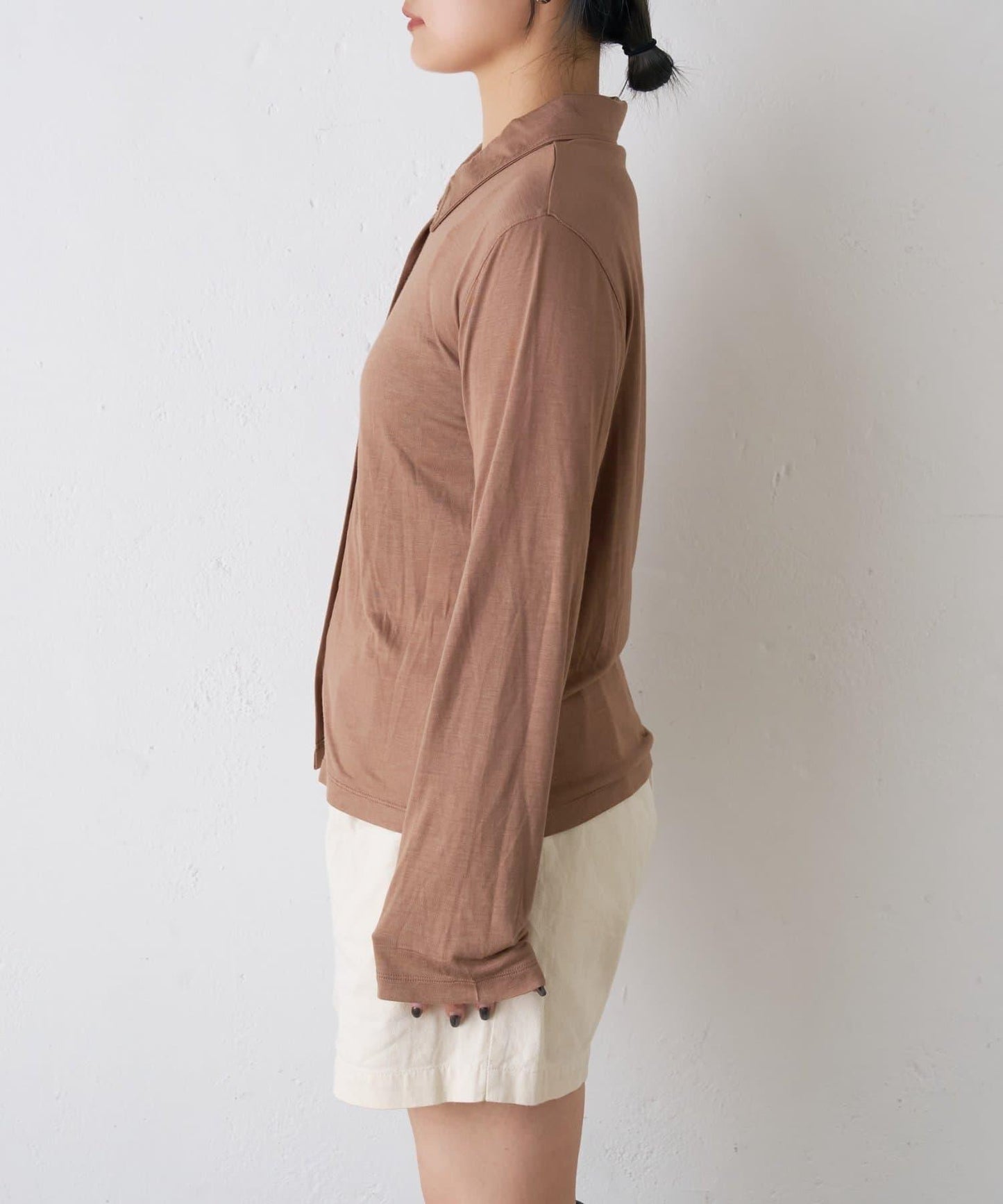 【CIAOPANIC TYPY】條紋背心疊穿翻領透視剪裁襯衫