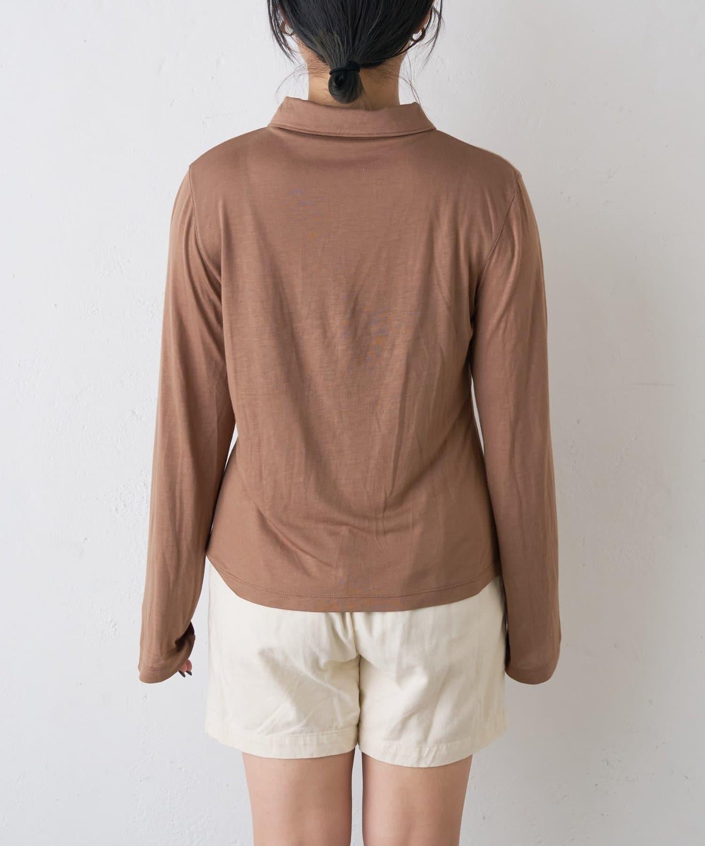 【CIAOPANIC TYPY】條紋背心疊穿翻領透視剪裁襯衫