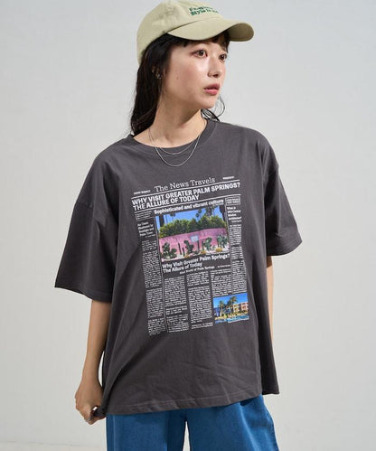 新聞紙印花T恤