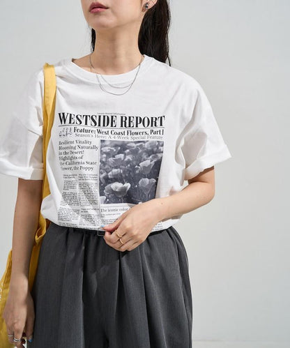 新聞紙印花T恤