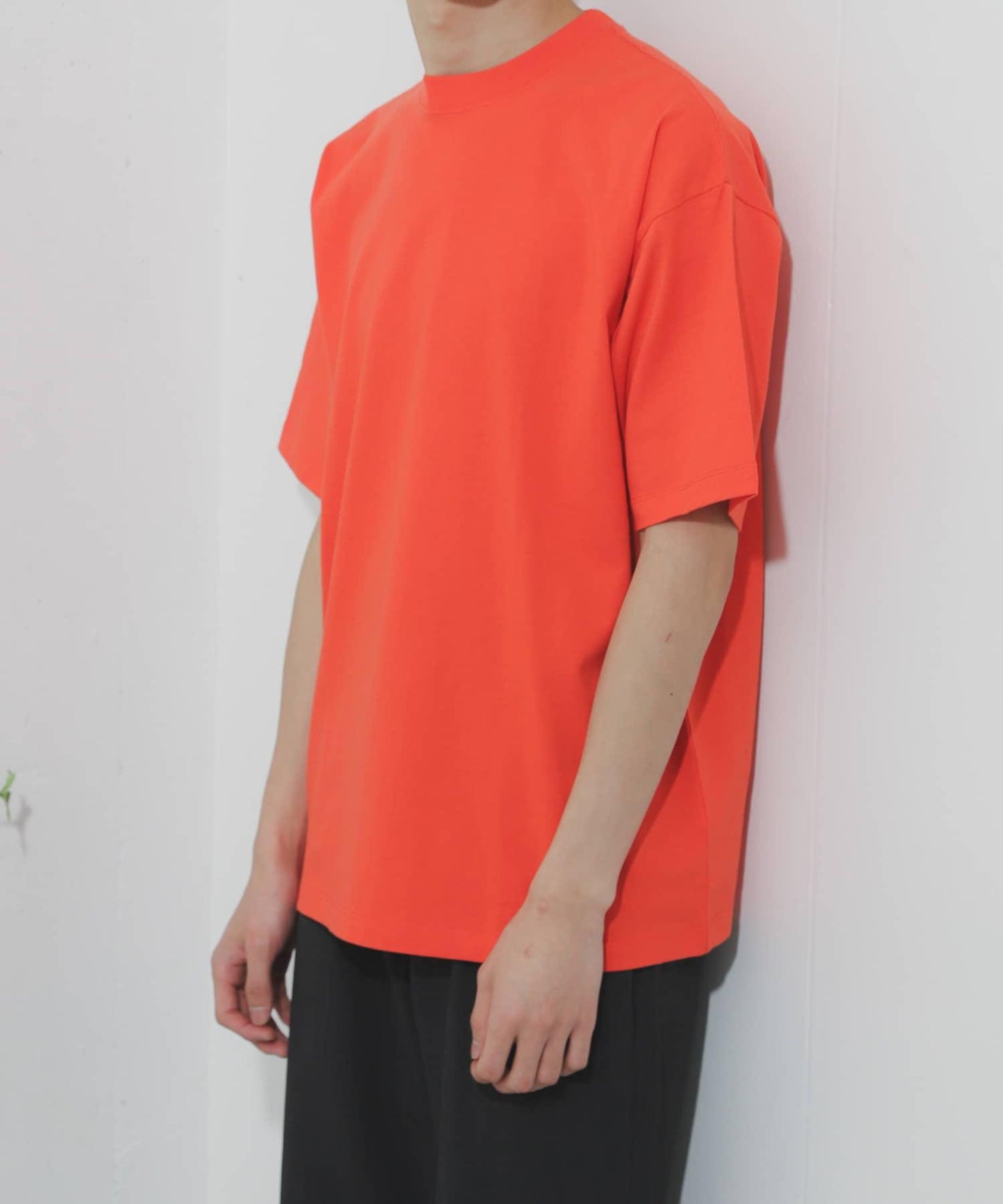 女孩圖案T恤（五分袖）