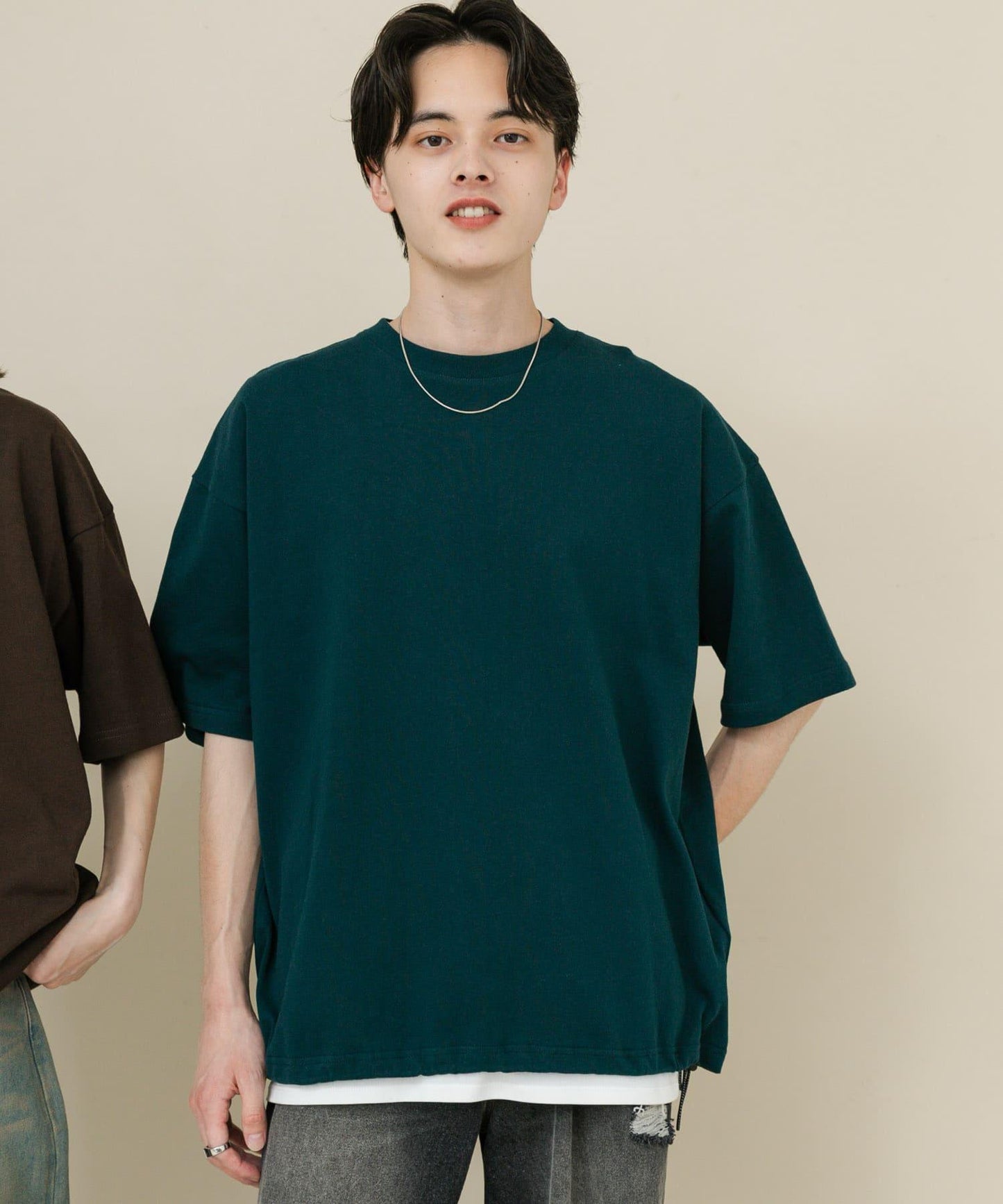 中性款抽繩短袖T恤