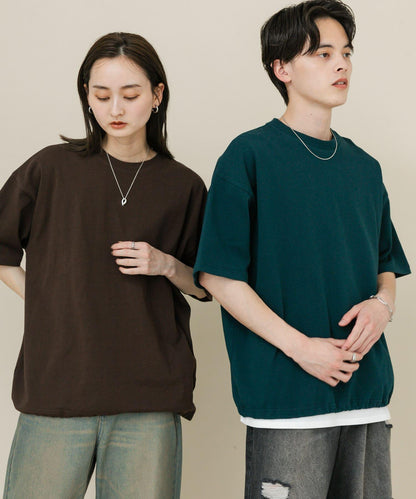 中性款抽繩短袖T恤