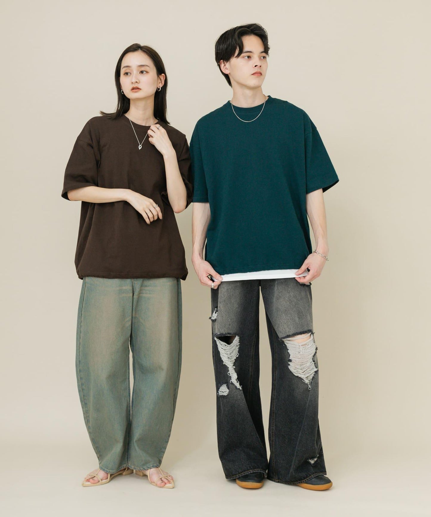 中性款抽繩短袖T恤