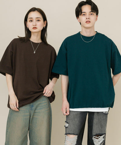 中性款抽繩短袖T恤