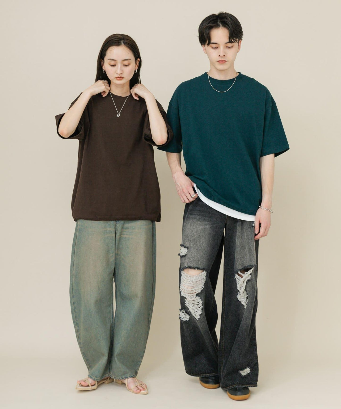 中性款抽繩短袖T恤