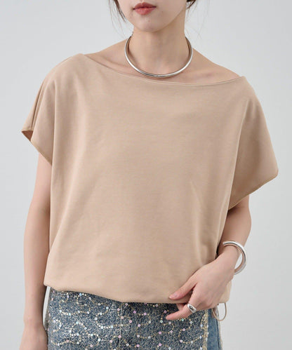 SHENERY 露肩法式短袖衛衣