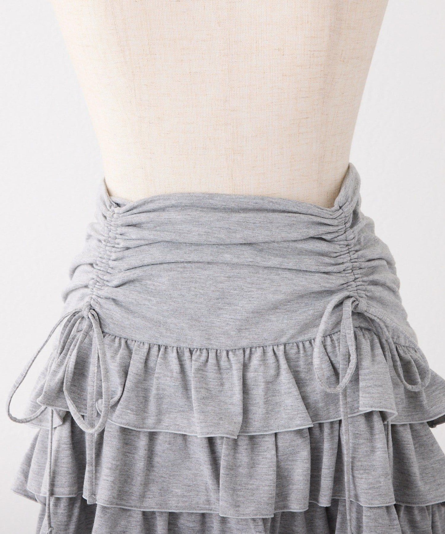 套裝可穿/繫帶褶皺迷你裙