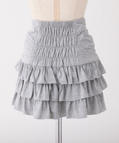 套裝可穿/繫帶褶皺迷你裙