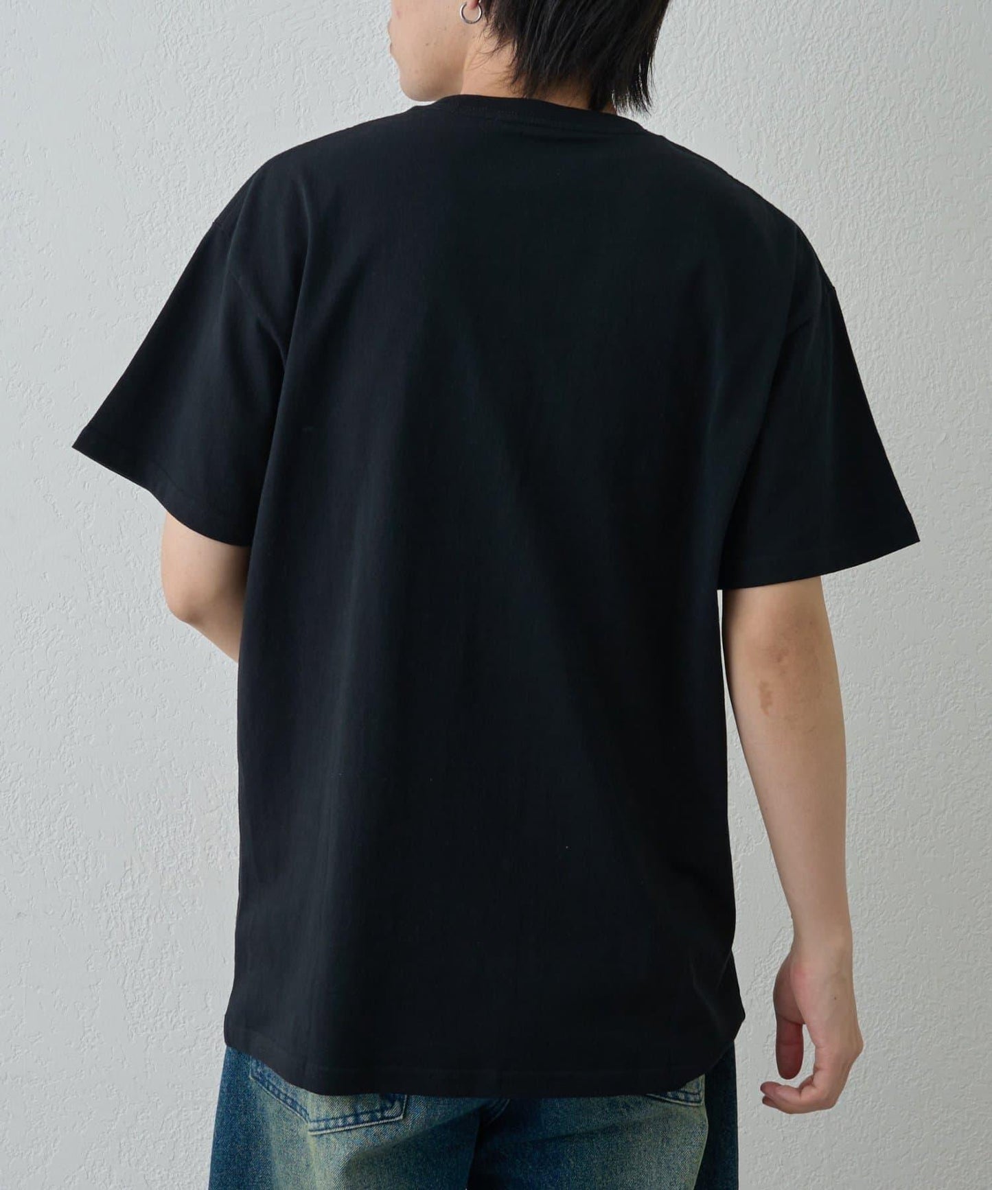 簡約大學印花T恤