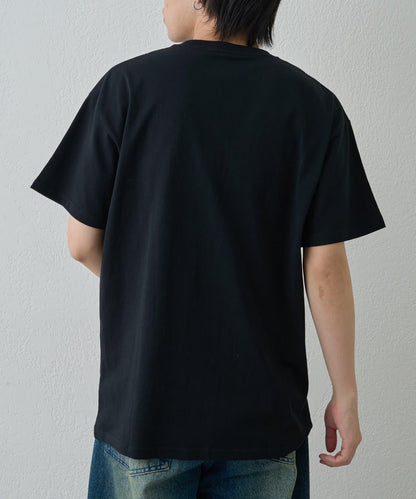 簡約大學印花T恤