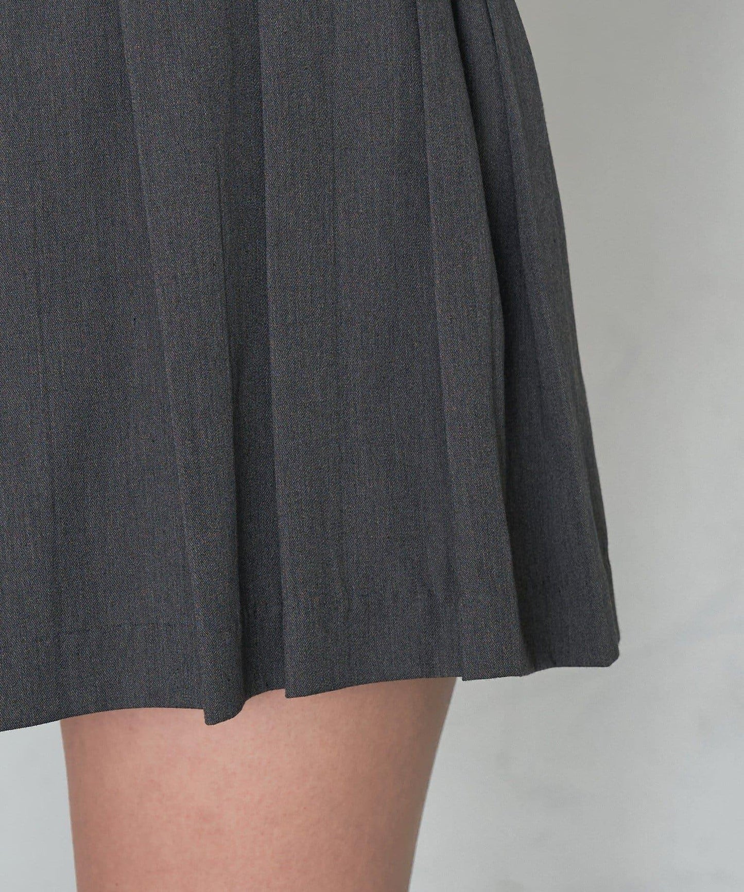 RAY CASSIN 按扣設計 百褶 吊帶迷你連衣裙