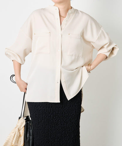 鉚釘口袋襯衫