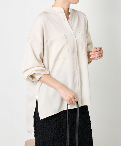 鉚釘口袋襯衫