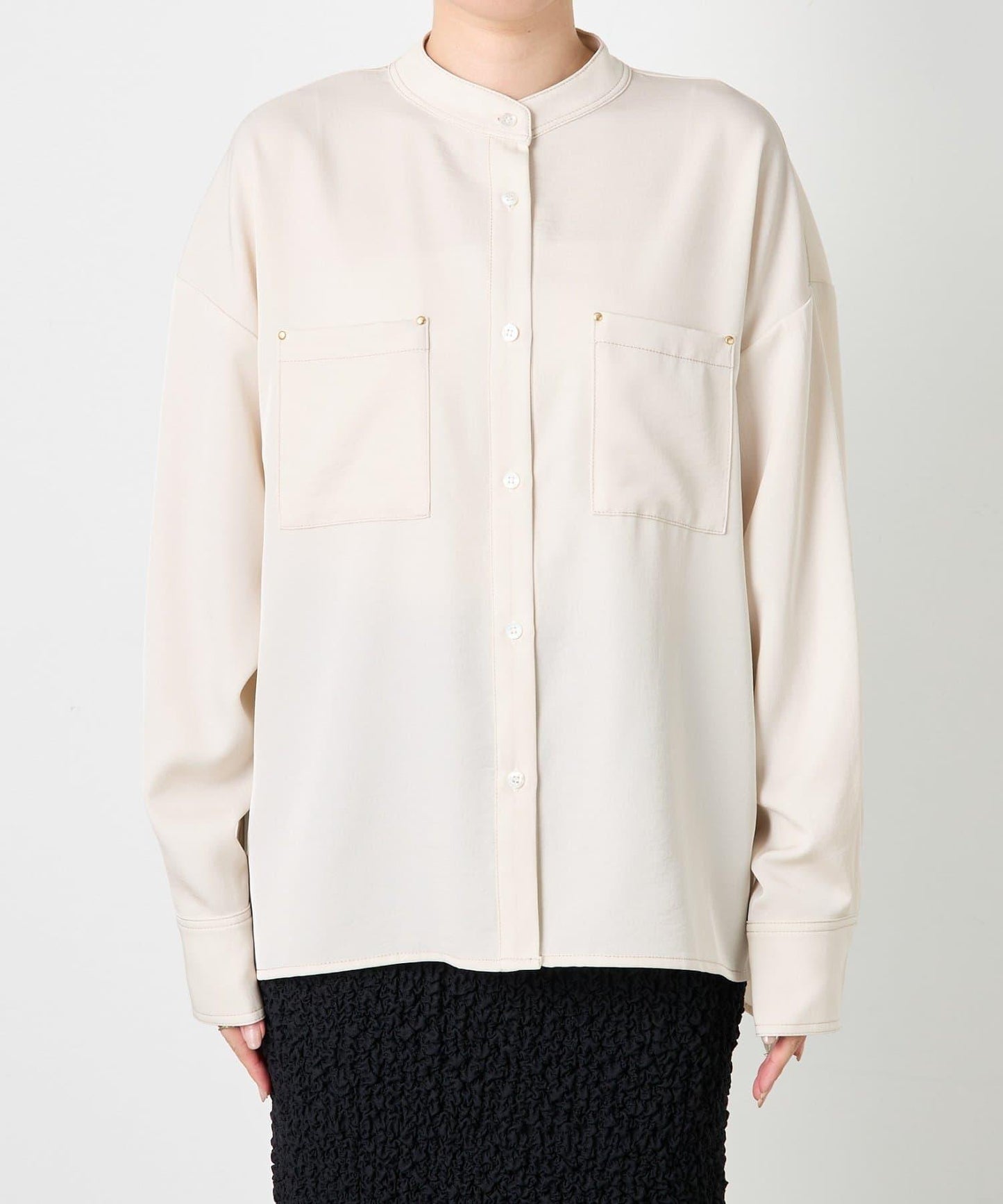 鉚釘口袋襯衫