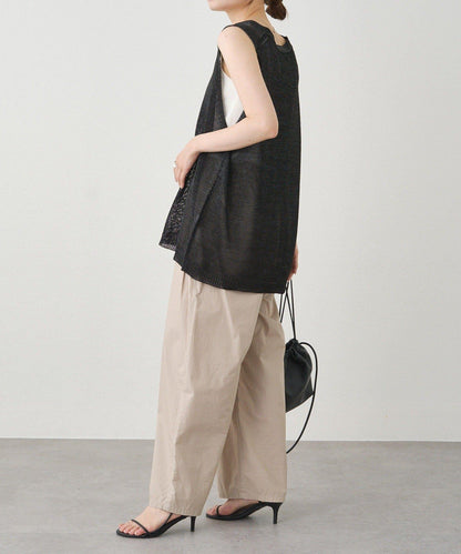 條紋毛線針織馬甲