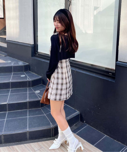 【柚子@reve.perle_精選】短外套&迷你連衣裙套裝