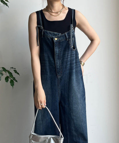 【限定】牛仔連體褲