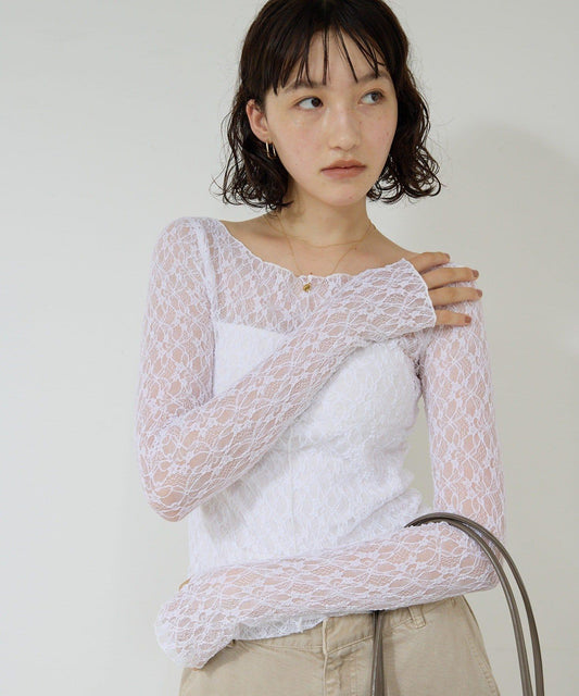 【La nature linge】全新蕾絲T恤